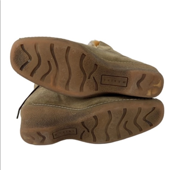 Maxine of Canada Fox Fur Suede Boots Size 9 - Picture 7 of 7